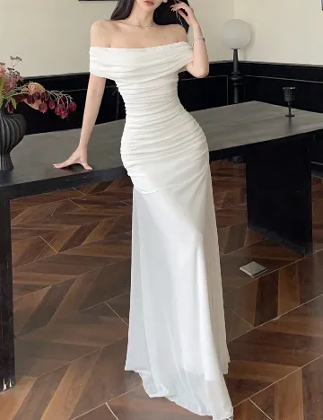 Rochie lunga SHEIN, alb