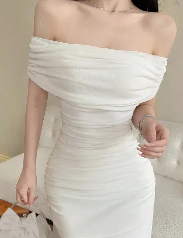Rochie lunga SHEIN, alb