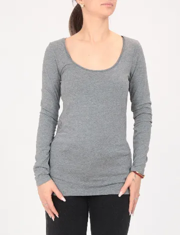 Bluza Pull&Bear, gri