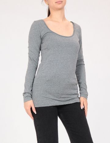 Bluza Pull&Bear, gri