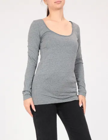Bluza Pull&Bear, gri