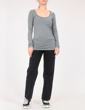 Bluza Pull&Bear, gri
