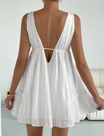 Rochie scurta SHEIN, alb