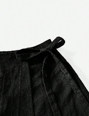 Set fuste pantalon 2 bucati SHEIN, negru/roz