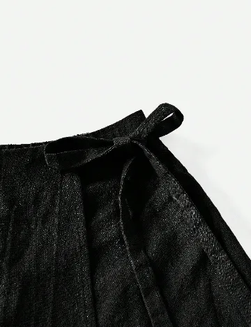 Set fuste pantalon 2 bucati SHEIN, negru/roz