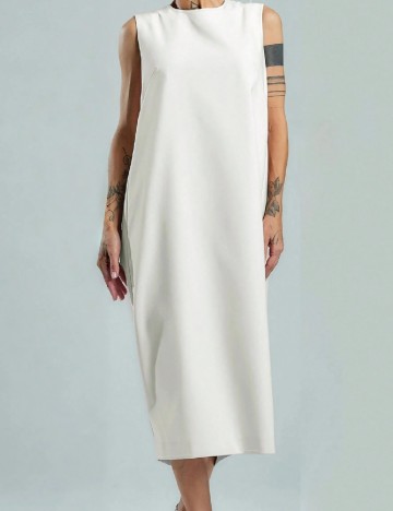 Rochie medie SHEIN, alb