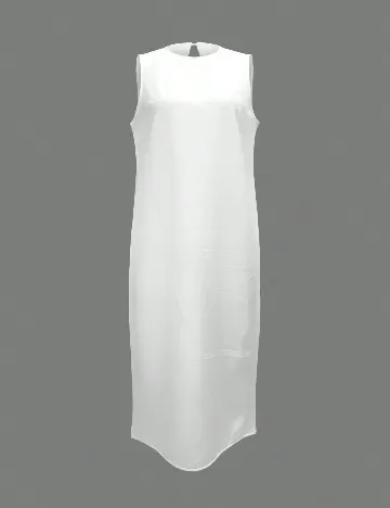 Rochie medie SHEIN, alb