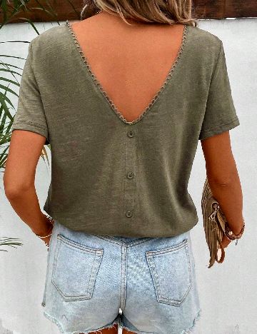 Tricou SHEIN, verde