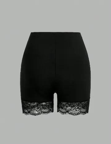 Set Pantaloni scurti 2 perechi SHEIN, alb/negru