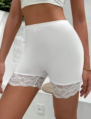 Set Pantaloni scurti 2 perechi SHEIN, alb/negru