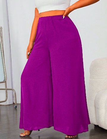 Pantaloni SHEIN CURVE, mov