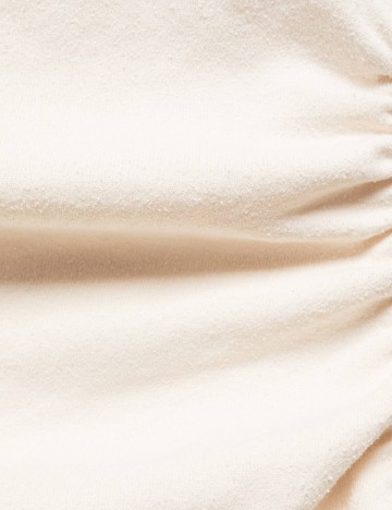 Rochie medie Mango, ecru