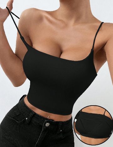 Top SHEIN, negru