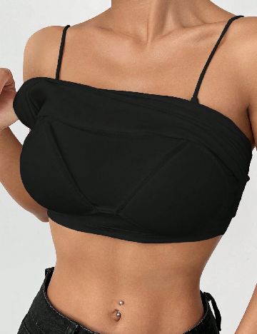 Top SHEIN, negru