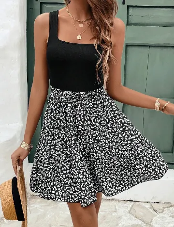 Rochie scurta Poeselle, negru