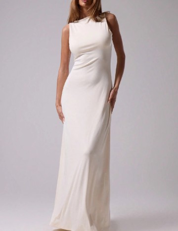 Rochie lunga SHEIN, ecru