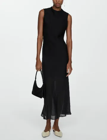 Rochie lunga Mango, negru