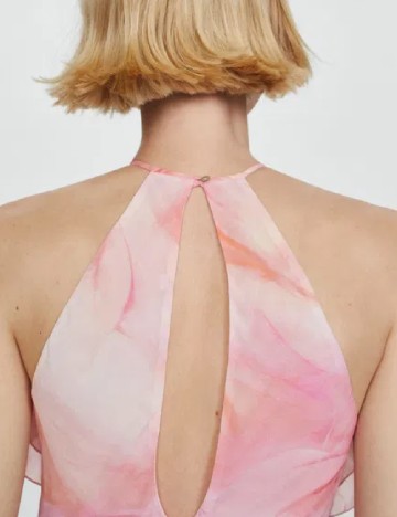 Rochie lunga Mango, roz