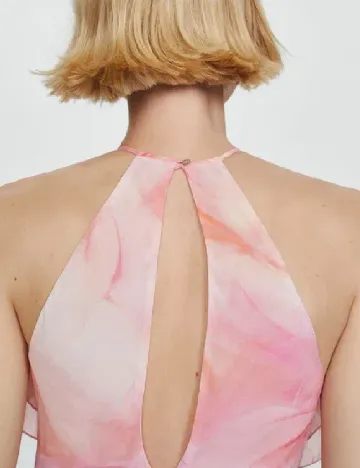 Rochie lunga Mango, roz