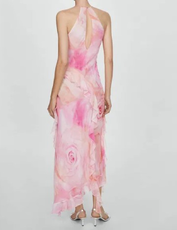 Rochie lunga Mango, roz