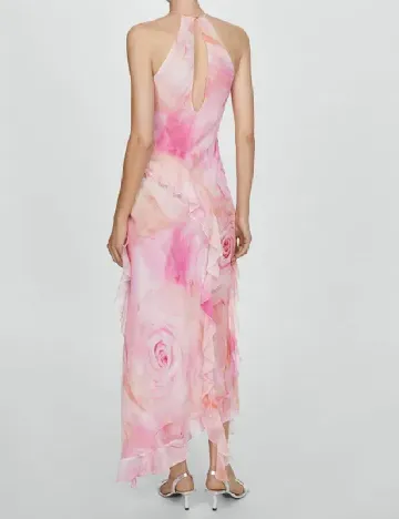 Rochie lunga Mango, roz