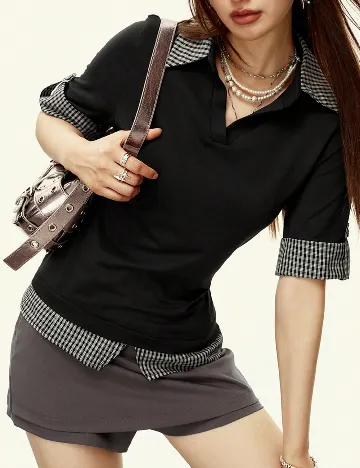 Bluza SHEIN, negru