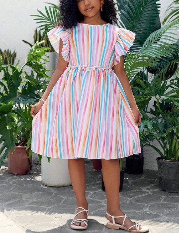 Rochie Shein Kids, mix culori
