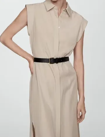 Rochie medie Mango, bej