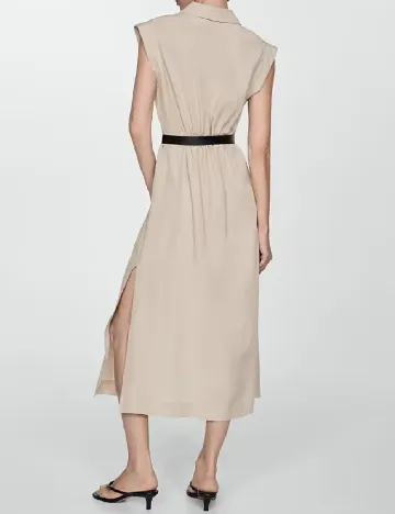 Rochie medie Mango, bej