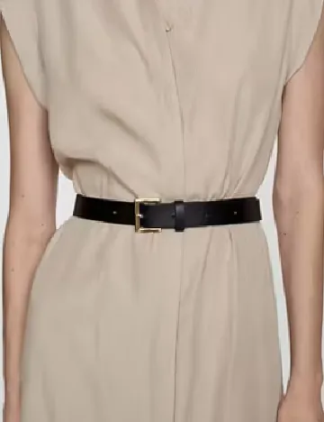 Rochie medie Mango, bej