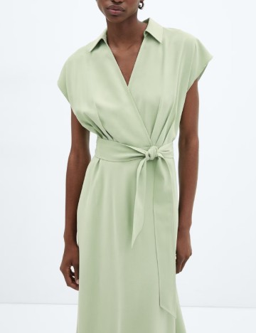 Rochie medie Mango, verde