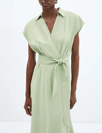 Rochie medie Mango, verde