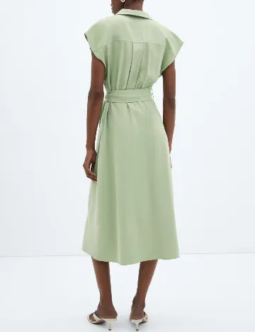 Rochie medie Mango, verde