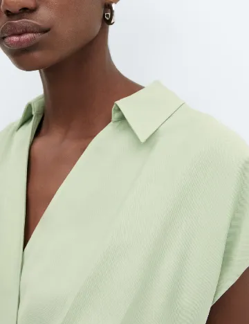 Rochie medie Mango, verde