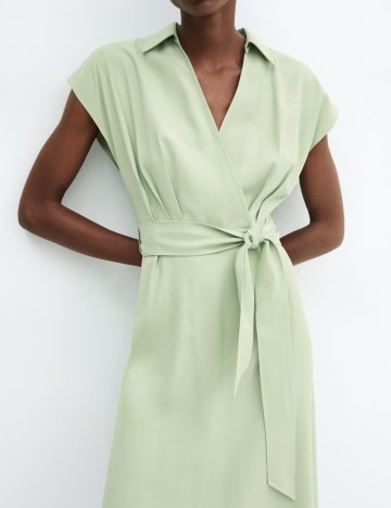 Rochie medie Mango, verde