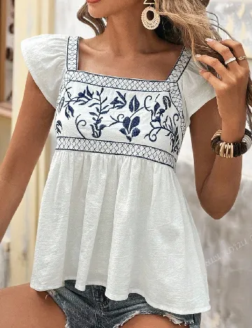 Bluza SHEIN, alb