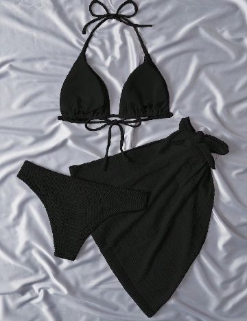 Costum de baie SHEIN, negru