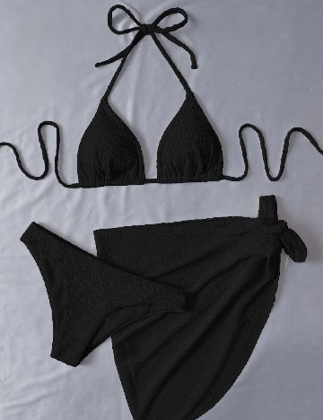 Costum de baie SHEIN, negru