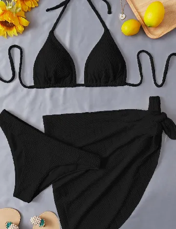 Costum de baie SHEIN, negru