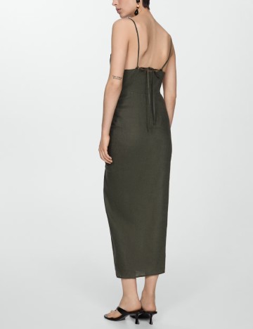 Rochie medie Mango, verde
