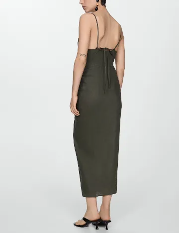 Rochie medie Mango, verde