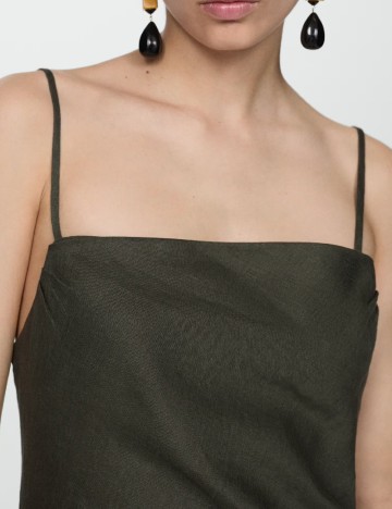 Rochie medie Mango, verde