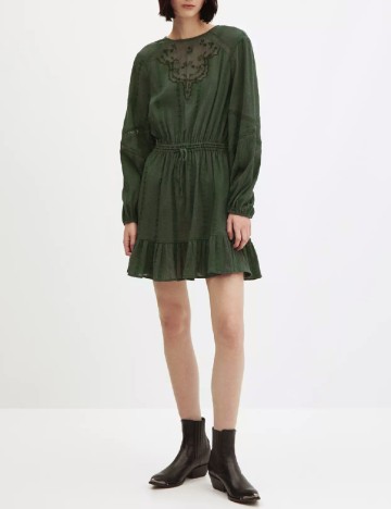 Rochie scurta Mango, verde