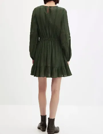 Rochie scurta Mango, verde