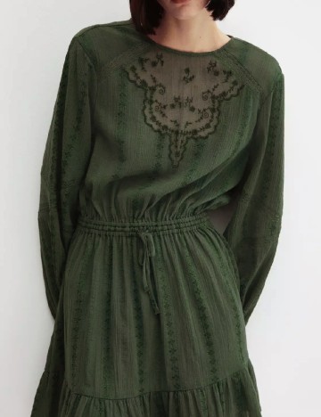 Rochie scurta Mango, verde