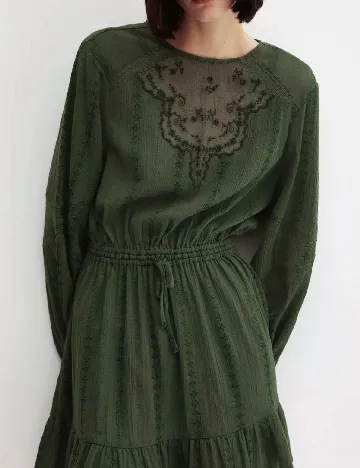 Rochie scurta Mango, verde