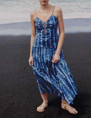Rochie lunga Mango, albastru