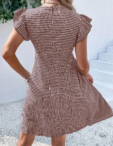 Rochie scurta SHEIN, maro