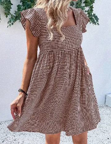 Rochie scurta SHEIN, maro