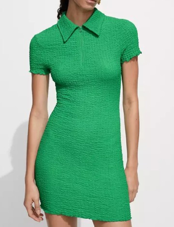 Rochie scurta Mango, verde